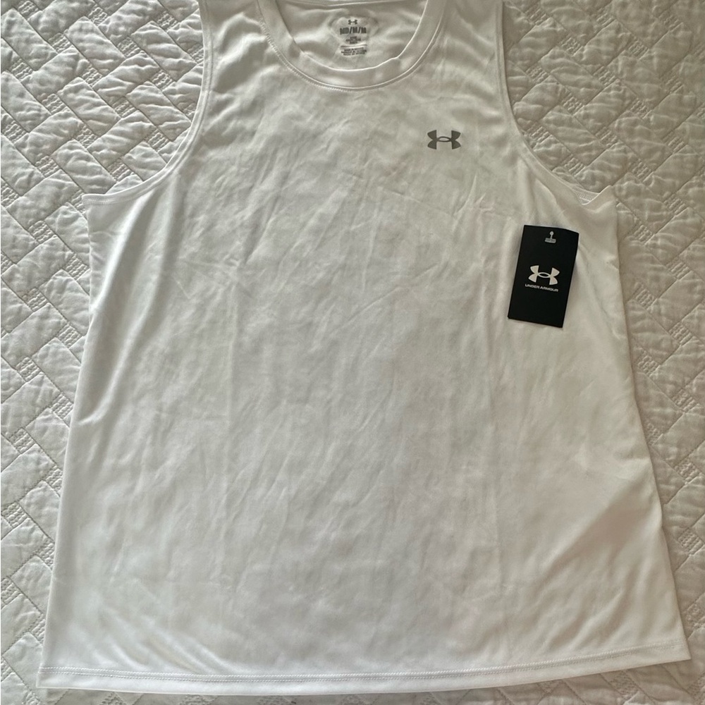 Under Armour White Performance Tank Top
